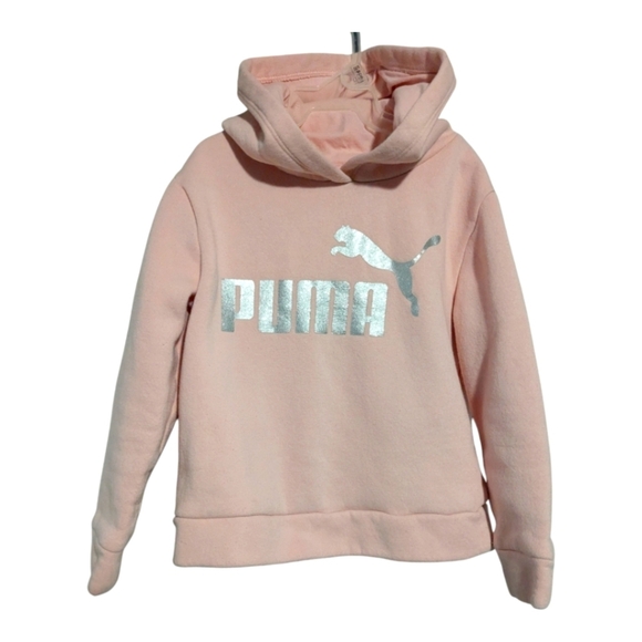 Puma Hoodie, Girls, size 5. Pink - Picture 1 of 6
